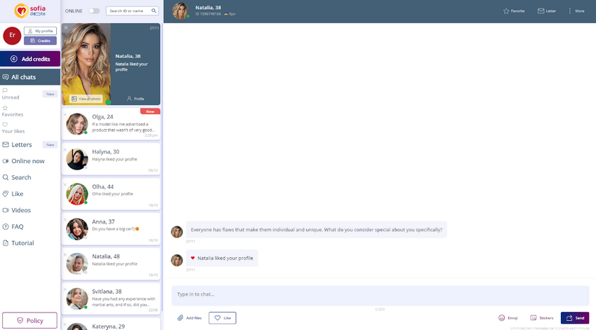SofiaDate Review 2026: A lot of Love handy